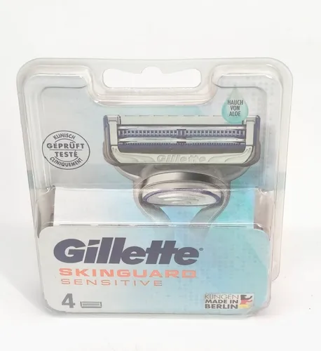 Gillette SkinGuard Sensitive Rasierklingen 4er Pack - NEU