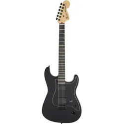 Fender Jim Root USA Stratocaster - E-Gitarre für Metal - Gitarren der Extraklasse: Die Jim Root Stratocaster mit ebony Fingerboard und aktiven EMG Pickups ist perfekt für kraftvolles Spiel und beeindruckt mit ihrem matten Finish und Bundlosen Design.