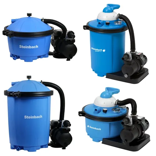 Steinbach Sandfilteranlage Comfort 75 Speed Clean - Poolzubehör mit 9,5 m³/h Leistung für effiziente Wasserreinigung und schnelle Filterung, ideal für saubere Schwimmbäder.