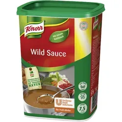 Knorr Wild Sauce (1 kg) - Fertiggerichte: Würzige Wildsauce mit harmonischem Geschmack, ideal zum Verfeinern Ihrer Gerichte und für ein besonderes Geschmackserlebnis.