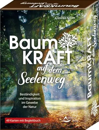Baumkraft auf dem Seelenweg - 49 Karten mit Begleitbuch - Lebenshilfe: Entdecken Sie Beständigkeit und Inspiration durch die Kraft der Natur mit diesen 49 einzigartigen Karten und dem begleitenden Buch.