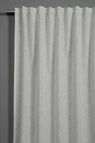 Sehlbach Gardine Schal Muschelmuster, halbtransparent - Fertiggardinen mit Gardinenband und verdeckten Schlaufen, ideal für vielseitige Dekoration an Gardinenschienen oder -stangen.