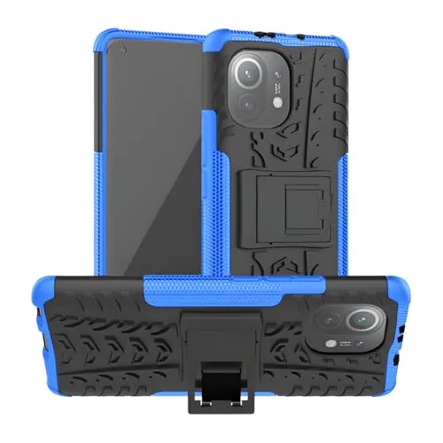 betterfon Oudoor Hülle Kompatibel mit Xiaomi Mi 11 | Case Panzer Hülle Cover Schutzhülle Etui Bumper | Blau