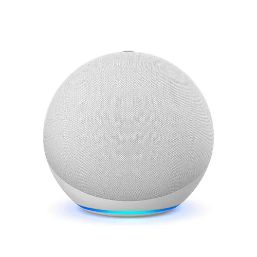 AMAZON Echo (4. Generation) - Smart Speaker mit Alexa, elegantes Design in Weiß und hervorragender Klangqualität