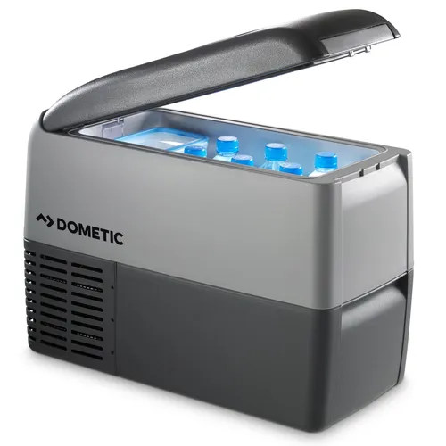 Dometic CDF 26 Kompressor Kühlbox 12V/24V - Kompressor-Kühlbox mit 21 L Fassungsvermögen, ideal für Camping und Reisen. Temperaturbereich von +10°C bis -18°C sorgt für optimale Kühlung.