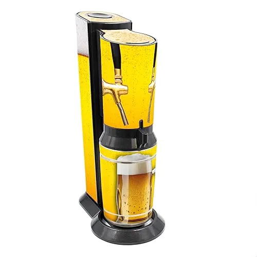 Finest Folia Deko Schutz Aufkleber kompatibel mit SodaStream Wassersprudler Crystal Design Sticker Set 8-teilig Klebefolie wasserfest selbstklebend (Crystal 2.0 (RX049), 08 Bier)