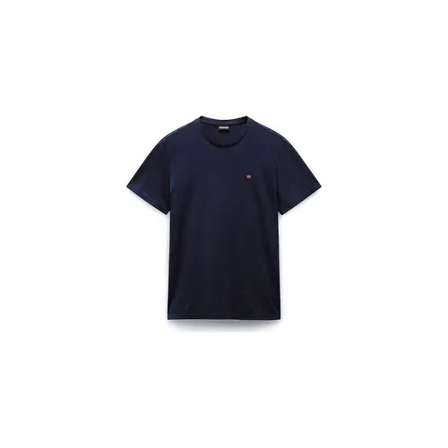 Napapijri Salis Softshell SUM T-Shirt L - Outdoor & Funktionsshirts für Herren, aus 100% atmungsaktiver Baumwolle, ideal für Komfort und Vielseitigkeit im Alltag.