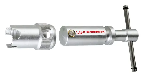 Rothenberger Ventil-Eindrehwerkzeug Set - 7.0439 - Installationswerkzeuge, präzises Eindrehwerkzeug für einfache und effiziente Montage von Ventilen.