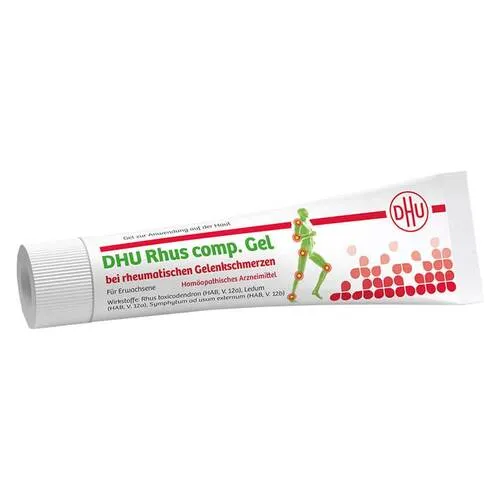 Rhus COMP.Gel DHU 50 g - Arzneimittel zur Linderung von Gelenkbeschwerden, wirkt schnell und effektiv für mehr Beweglichkeit im Alltag.