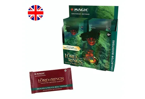 Magic the Gathering Collector Box: The Lord of The Rings - Tales of Middle-Earth - Sammelkarten für Fans, enthält exklusive Karten und ist ideal für Sammler ab 6 Jahren.