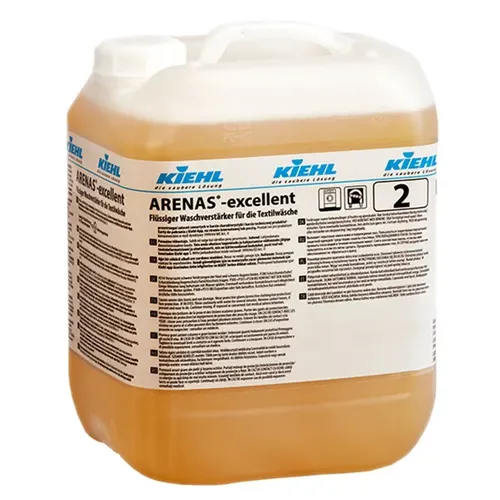 Kiehl Waschkraftverstärker ARENAS-excellent 20 L - Phosphatfreier Waschverstärker für optimale Waschleistung bei 30-90 °C, ideal für Bunt- und Weißwäsche sowie Reinigungstextilien.