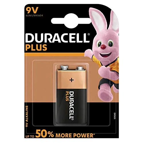 Duracell Plus Batterie 9V (6LR61/MN1604), 1 Stück