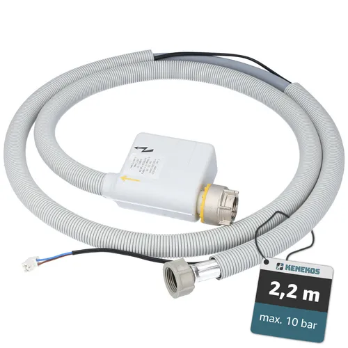 Aquastop Schlauch 2,2 m für Miele Waschmaschinen - Waschmaschinen- & Trocknerteile, sicherer Aquastop Schlauch schützt vor Wasserschäden und sorgt für sorgenfreies Waschen.