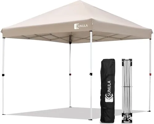 SUNULA Faltpavillon 3x3m – Stabiler Partyzelt mit UV-Schutz 50+ - Der SUNULA Faltpavillon bietet mit 9 m² Platz für 6–8 Personen. Dank höhenverstellbarer Stützen und verstärkter Konstruktion ist er ideal für jedes Event im Freien. Inklusive Tragetasche für einfachen Transport.