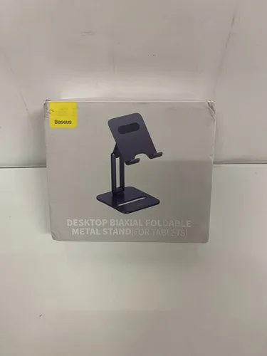 Sockel Ständer Baseus Desktop Biaxial Foldable für Smartphones und Tablets Grau