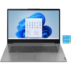 Lenovo IdeaPad 3 17IAU7 Notebook - 17,3 Zoll Laptop mit Intel Pentium Gold 8505, 512 GB SSD und HD+ Display für flüssiges Arbeiten und Entertainment, ideal für Zuhause und unterwegs.