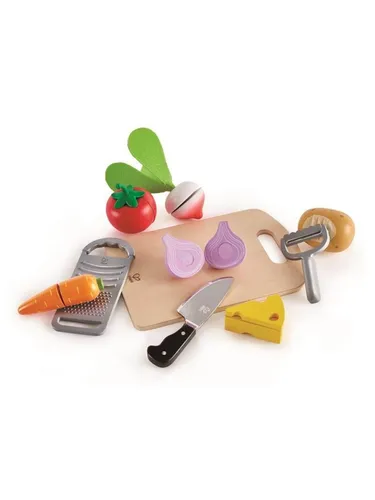 Hape Kochgrundlagen (E3154B) - Kaufladen Zubehör für kreative Rollenspiele, fördert die Fantasie und sozialen Fähigkeiten von Kindern