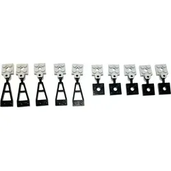 LEGO® City Anhängerkupplung Kupplung für Fahrzeuge - 2508 15456 NEU! Menge 10x - Hellgrau