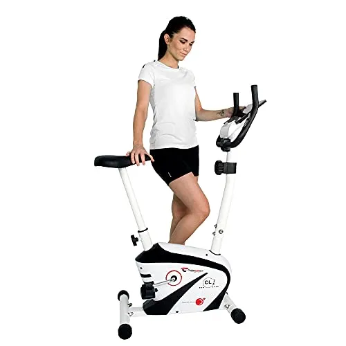 Christopeit Sport Fahrrad-Heimtrainer CL - 8-stufiger Widerstand, leise und komfortabel für effektives Training bis 100kg