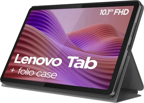 Lenovo ZAEH0126SE Tab 10,1" FHD 128GB Folio Case - Tablet in elegantem Lunagrau mit 10,1 Zoll FHD-Display und 128 GB Speicher. Perfekt für Arbeit und Freizeit, inklusive stylischem Folio Case zum Schutz und modernen Look.