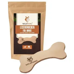 Wildfang Kauspielzeug Lederknochen - Kauleder beige L