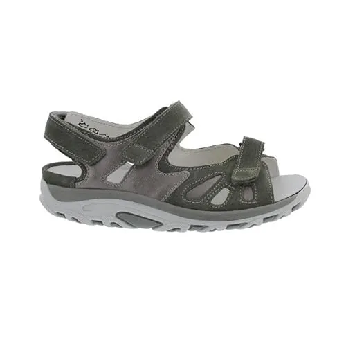 Waldläufer Waldläufer Hanni, Dynamic-Sohle, Velours- / Glattleder, minze stein, W Sandale grün 38 EU