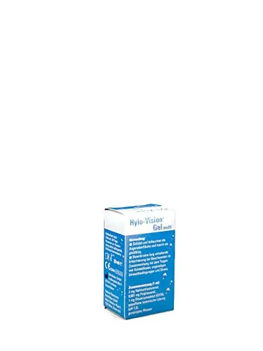 HYLO-VISION Gel Multi Augentropfen 20 ml - Augentropfen zur intensiven Befeuchtung bei chronischem Trockenheitsgefühl, ideal für Kontaktlinsenträger und mit 0,3 % Hyaluronsäure für langanhaltenden Schutz.