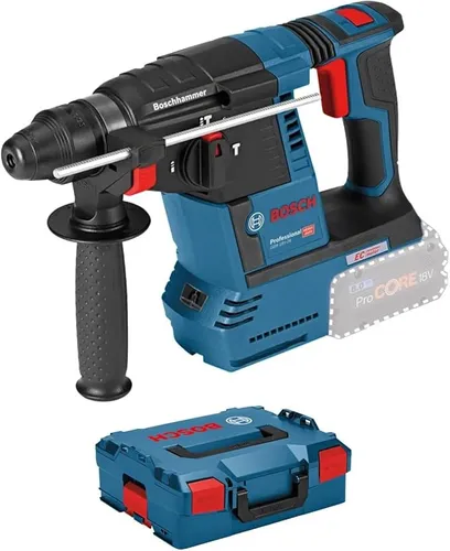 Bosch Professional 18V System Akku Bohrhammer GBH 18V-26 - SDS Plus, 2,6 Joule Schlagenergie für leistungsstarkes und flexibles Arbeiten