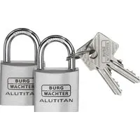 Burg-Wächter Vorhangschloss-Set DUO 770 30 SB