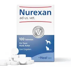 Nurexan Ad Us Vet 100 ST - Homöopathisches Arzneimittel für Tiere, unterstützt das Wohlbefinden mit natürlichen Wirkstoffen wie Avena sativa und Passiflora.