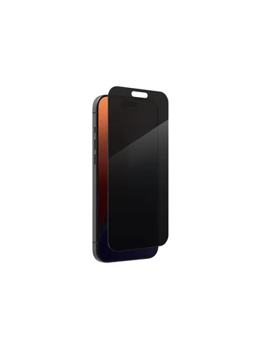 ZAGG InvisibleShield Glass Elite Privacy für iPhone 16 Pro Max - Displayschutzfolie mit Anti-Peeping-Funktion, schützt vor neugierigen Blicken und bietet gleichzeitig kratzfesten, antimikrobiellen Schutz für Ihr Gerät.