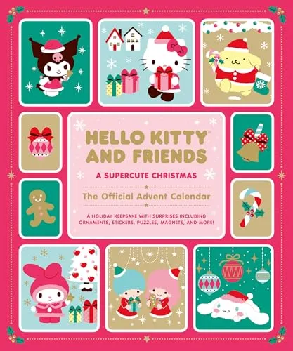 Hello Kitty und Freunde: Ein super süßer Adventskalender - Erleben Sie die festliche Vorfreude mit dem offiziellen Adventskalender von Hello Kitty und Freunden. Enthält Überraschungen wie Ornamente, Sticker und Puzzles für jede Menge Spaß in der Weihnachtszeit! Ideal für die ganze Familie!}