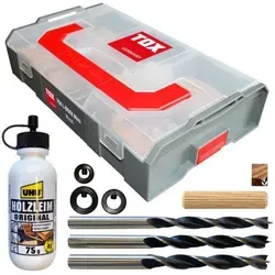TOX L-Boxx Mini Wood (207 Stk.) - Praktische Aufbewahrungslösung für Werkzeuge und Zubehör, ideal für Handwerker und Heimwerker aus Deutschland.