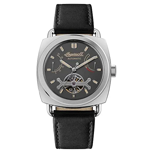 Ingersoll The Nashville I13002 Herren Automatikuhr - Elegante Armbanduhr mit klassischem Design, Automatik-Uhrwerk und hochwertigem Echtlederarmband. Wasserdicht bis 50m – ideal für stilbewusste Männer.
