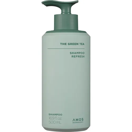 Amos Professional - The Green Tea Shampoo Refresh - Green - 500 ml (Läuse Shampoo, 500 ml) (8801675611858)