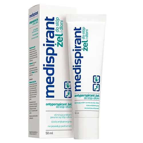 Medispirant Antyperspirant żel do stóp i dłoni 50ml (P1) Medispira 5906071003320