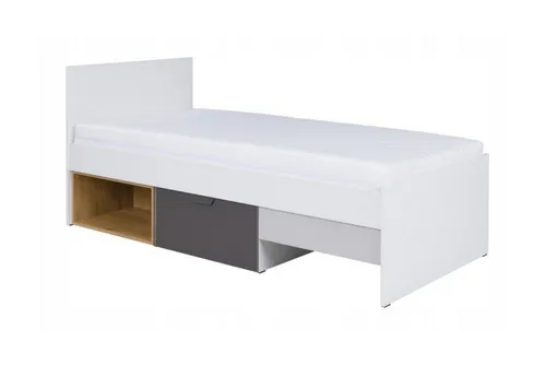 Deine Möbel 24 Jugendbett JUSTIN 15 in Weiß Matt - Stilvolles Jugendbett JUSTIN 15 für einen erholsamen Schlaf. Mit skandinavischem Design und robuster Bauweise ist es ideal für jedes Kinderzimmer. Geeignet für Matratzen der Größe 90x200 cm und einfach aufzubauen.