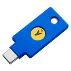 Yubico Security Key C NFC - Systemzubehör: Sicherer USB-Sicherheitsschlüssel mit NFC für Passwortlose, Zwei-Faktor- und Multifaktorauthentifizierung, wasserfest und schlagfest.