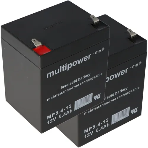 Multipower Blei Akkueinsatz für Wissner-Bosserhoff Eleganza ICU - Standard-Akku mit 5400 mAh (12,0 V) für zuverlässige Energieversorgung von Krankenbetten, leicht und kompakt für einfache Handhabung.