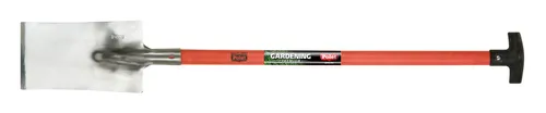 Polet FH101001 Damenspaten "Fiber 3001" – Leichter und selbstschärfender Gartenspaten - Gartenspaten mit selbstschärfender Schneide und leichtem T-Stiel aus glasfaserverstärktem Polyamid, ideal für präzises Arbeiten im Garten.
