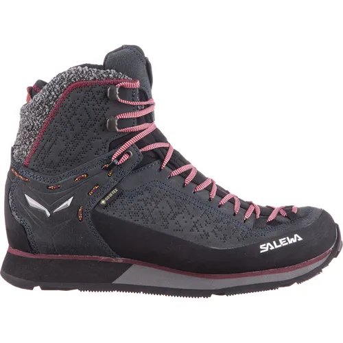 Salewa Women's MTN Trainer 2 Winter GTX - Robuste Winterschuhe für den Winter - Wanderschuhe in Schwarz, UK 4,5 | EU 37; ideal für Winterwanderungen mit GORE-TEX Wasserschutz, Geröllschutz und isolierender Vibram-Sohle.