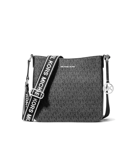 Michael Kors Crossbody Geldbörse Damen, Jet Set - Schwarz mit Signatur-Logo - Elegante Crossbody Geldbörse für Damen von Michael Kors. Mit verstellbarem Gurt und praktischen Fächern für optimale Organisation. Ideal für unterwegs.