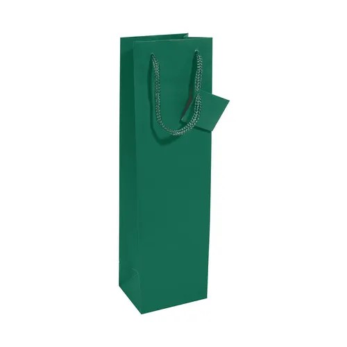 SIGEL 5 Flaschenbeutel grün 10,0 x 35,0 cm