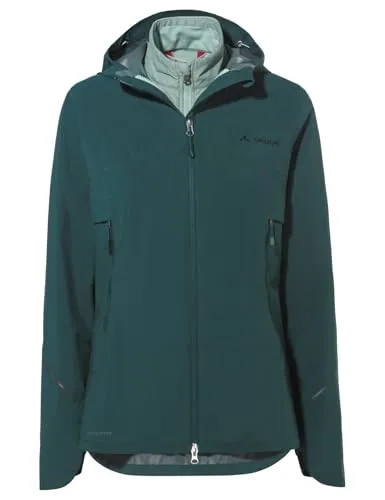 VAUDE Womens Yaras 3in1 Jacket – Vielseitige Damenjacke - Die VAUDE Womens Yaras 3in1 Jacket bietet Flexibilität für jede Wetterlage. Die Kombination aus Innen- und Außenjacke sorgt für optimalen Tragekomfort und Schutz.