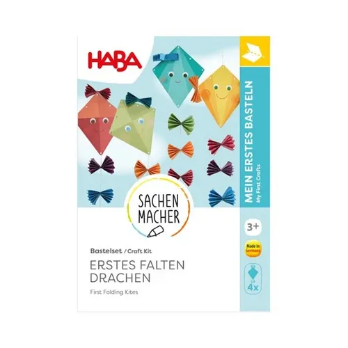 HABA SACHENMACHER ERSTES FALTEN DRACHEN BASTELSET HERBST NEU OVP