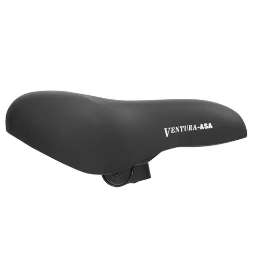 Ventura Kinder- und Jugendfahrradsattel 16-24 Zoll schwarz - Komfortsattel für Kinderfahrräder, ideal für unbeschwerte Fahrten. Inklusive Sattelkloben für einfache Montage. Ergonomisches Design, das den Fahrspaß erhöht!
