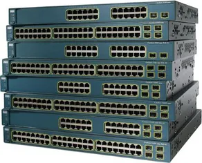 Cisco WS-C3560G-48PS-S - 48-Port Gigabit Switch mit PoE-Unterstützung, ideal für Netzwerkinfrastrukturen in Unternehmen