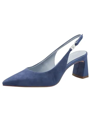Tamaris ANTIslide Sandale aus Leder in Blau/Schwarz – Größe 39 - Stylische Sandale mit ANTIslide-Technologie für sicheren Halt, TOUCH-IT Dämpfung für hohen Komfort und modischem Design – ideal für den Sommer.