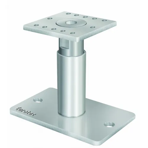 Eurotec Pfostenträger PediX verstellbar 140 + 50 mm, 190 + 100 mm - Pfostenträger & Bodenhülsen, flexibel einstellbar von 190 bis 290 mm für individuelle Höhenanpassung.