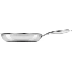Rachs KOCHWERK Bratpfanne 24cm - Edelstahl-Pfanne mit Wabenstruktur und Antihaft-Effekt, ideal für alle Herdarten, inklusive Induktion, hoher Rand für mehr Kochkomfort.